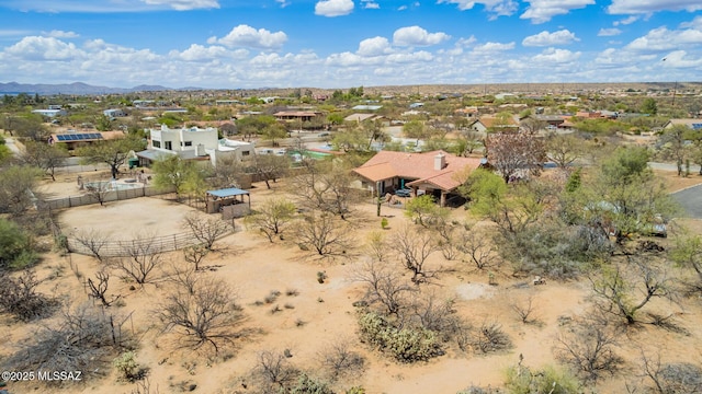 4720 E Wagon Train Rd, Tucson, AZ 85739 - drone / aerial view featuring a mountain view