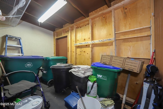 view of storage