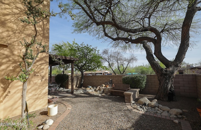 5200 E Calle Vista De Colores, Tucson, AZ 85711 - fenced backyard featuring a patio area