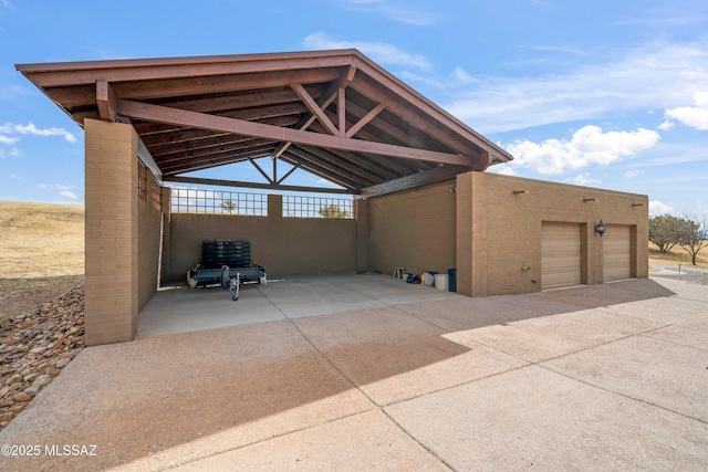 view of outdoor structure