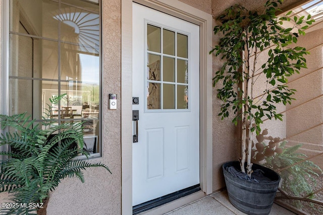 36526 S Wind Crest Dr, Tucson, AZ 85739 - entrance to property with stucco siding
