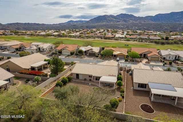 36526 S Wind Crest Dr, Tucson, AZ 85739 - aerial view with a residential view and a mountain view