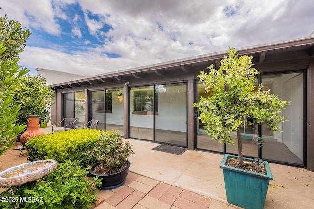 exterior space with a patio area