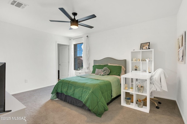 14239 E Axle Dr, Vail, AZ 85641 - bedroom featuring carpet, baseboards, and ceiling fan