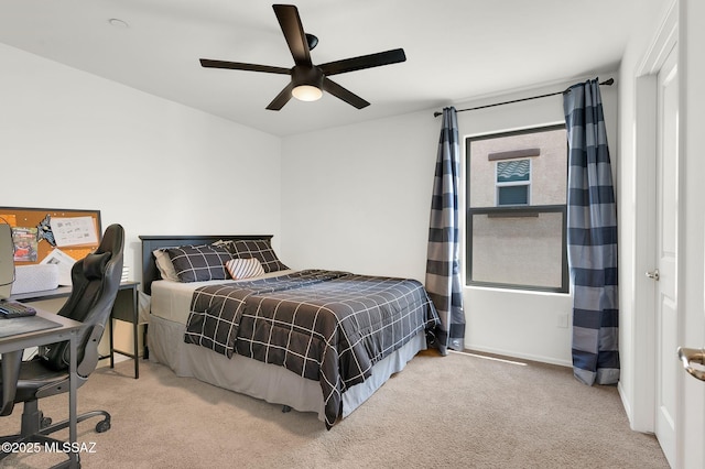 14239 E Axle Dr, Vail, AZ 85641 - bedroom with carpet floors, a ceiling fan, and baseboards