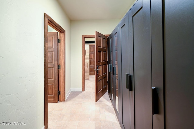 hall with baseboards