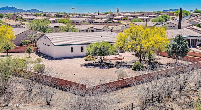 4661 S Desert Grove Ct, Green Valley, AZ 85622 - aerial view with a mountain view and a residential view