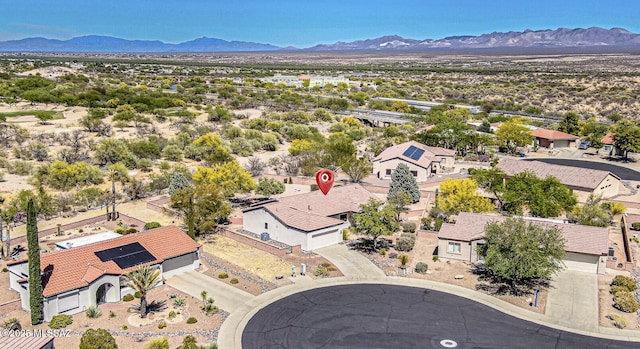 4661 S Desert Grove Ct, Green Valley, AZ 85622 - bird's eye view with a mountain view and a residential view