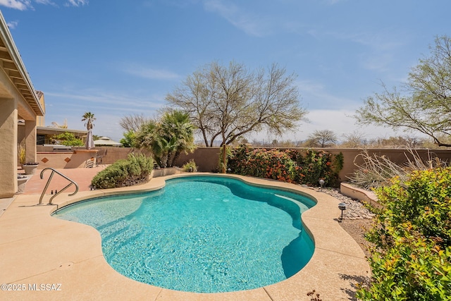 434 E Via Puente De La Lluvia, Sahuarita, AZ 85629 - view of pool with a fenced backyard and a patio