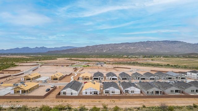 14023 E Canidae Dr E, Vail, AZ 85641 - aerial view featuring a mountain view and a residential view
