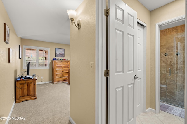 hall with baseboards