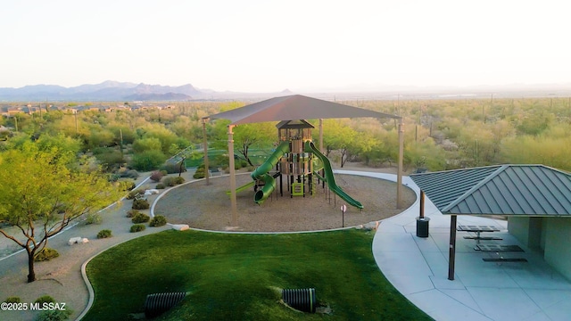 7415 W Cactus Flower Pass, Marana, AZ 85658 - community playground with a mountain view