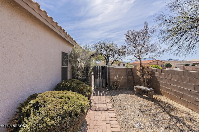 2525 N Camino Reloj, Green Valley, AZ 85614 - view of yard with fence and a gate