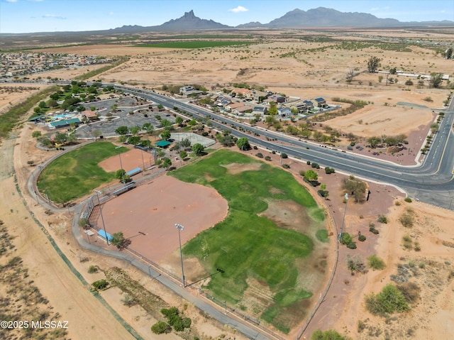 33743 S Ballad Dr, Red Rock, AZ 85145 - aerial view with a rural view and a mountain view