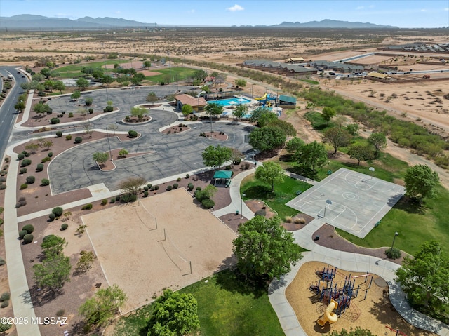 33743 S Ballad Dr, Red Rock, AZ 85145 - drone / aerial view with a mountain view