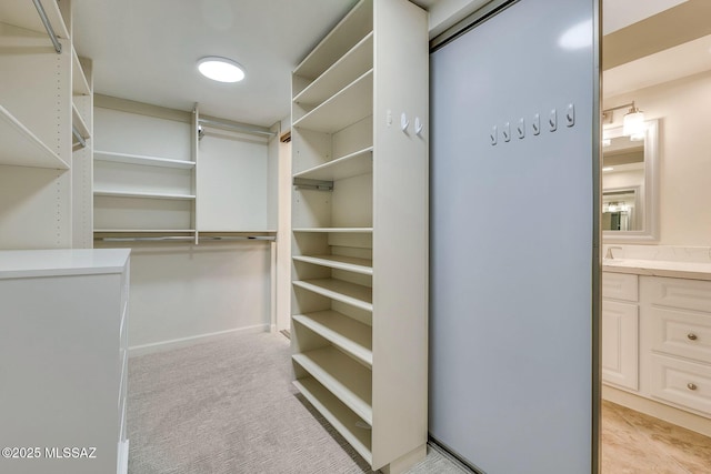 6091 N Golden Eagle Dr, Tucson, AZ 85750 - spacious closet with light colored carpet