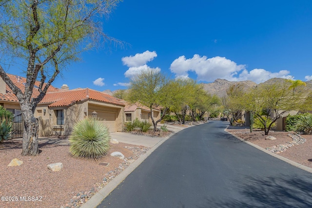 6091 N Golden Eagle Dr, Tucson, AZ 85750 - view of street featuring a mountain view