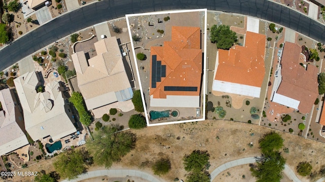 drone / aerial view