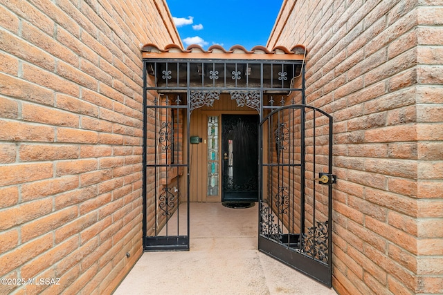view of entrance to property