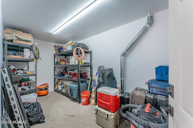 view of storage