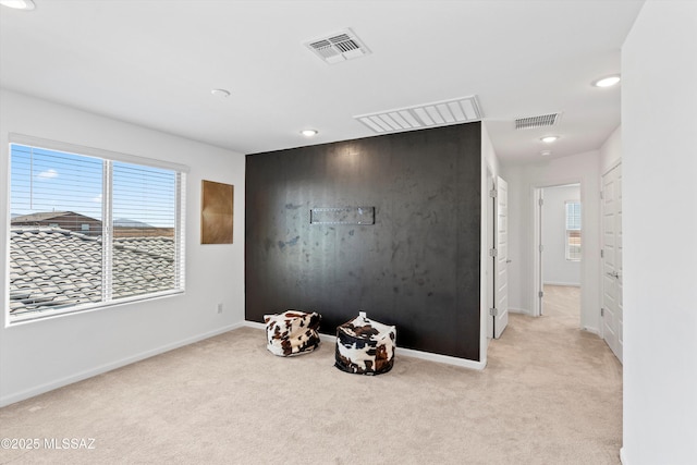 22082 E Thunderhead Dr, Red Rock, AZ 85145 - unfurnished room featuring baseboards, light colored carpet, and visible vents