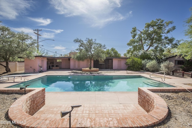 3256 E Terra Alta Blvd, Tucson, AZ 85716 - view of pool with a patio and fence