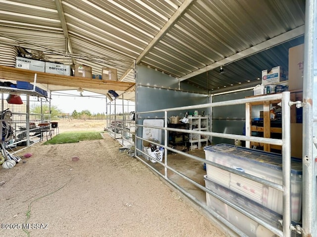 view of stable