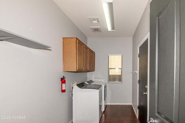 1419 W Red Creek Dr, Tucson, AZ 85737 - washroom featuring independent washer and dryer and cabinet space