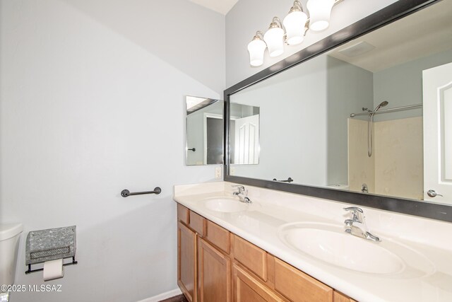 1419 W Red Creek Dr, Tucson, AZ 85737 - full bath with double vanity and a shower