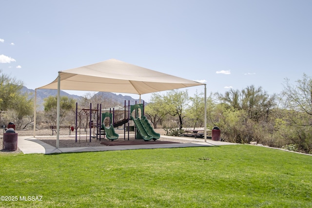 1419 W Red Creek Dr, Tucson, AZ 85737 - community playground with a yard and a mountain view