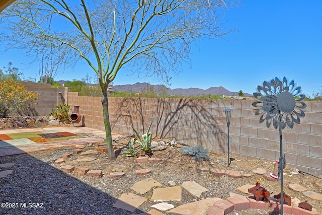 3625 N Avenida Albor, Tucson, AZ 85745 - fenced backyard featuring a mountain view