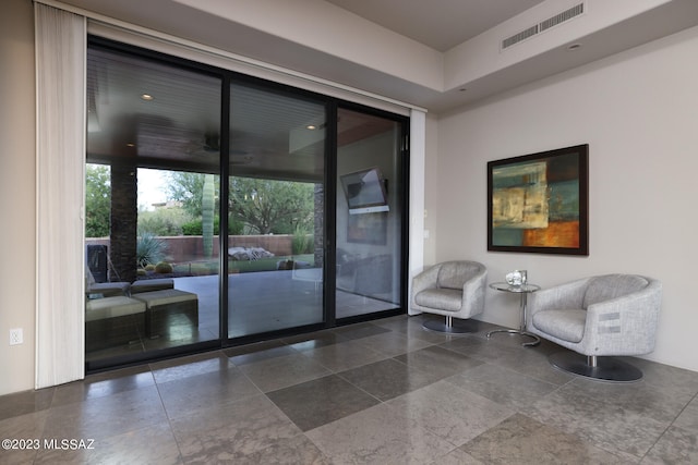 interior space with visible vents