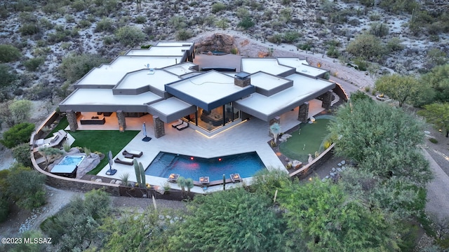 aerial view