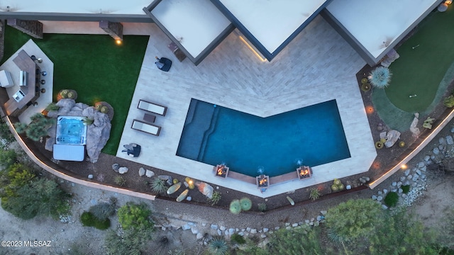 drone / aerial view