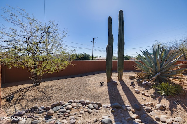 3737 E Pima St, Tucson, AZ 85716 - view of yard with a fenced backyard