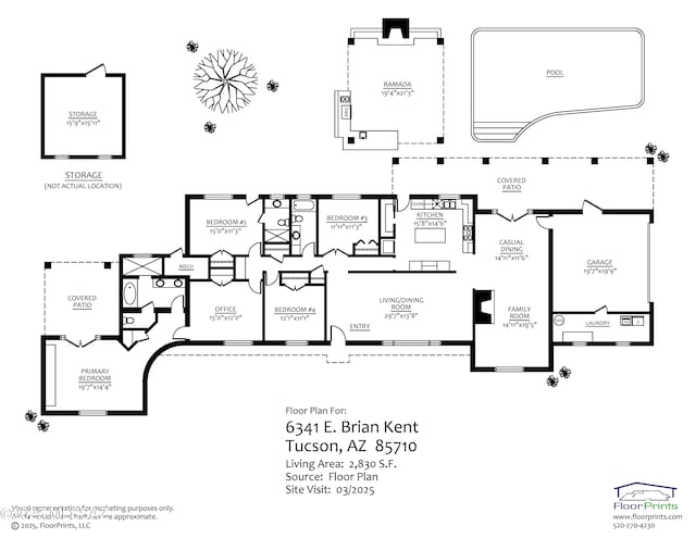 6341 E Brian Kent St, Tucson, AZ 85710 - plan