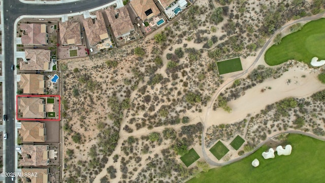 13906 N Rim Trl, Marana, AZ 85658 - map / location featuring property boundaries highlighted