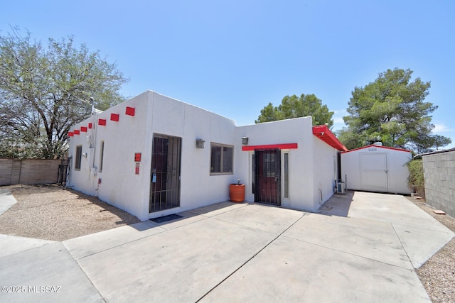 1415 N Cloverland Ave, Tucson, AZ 85712 - rear view of property with a patio area and stucco siding