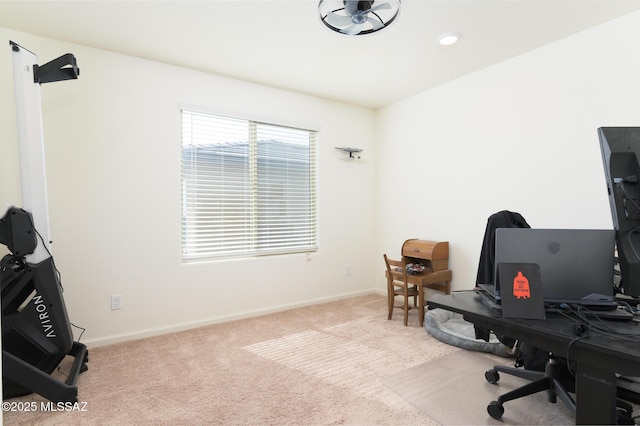 3295 W Sunlit Peak Dr, Tucson, AZ 85742 - carpeted office with baseboards