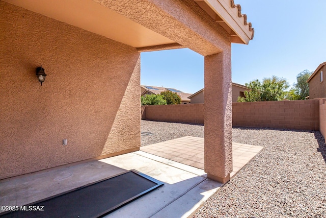 13140 E Mesquite Flat Spring Dr, Vail, AZ 85641 - view of patio featuring a fenced backyard
