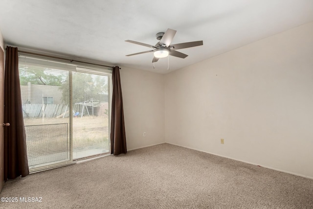 423 E Hadley St, Tucson, AZ 85705 - unfurnished room featuring a ceiling fan and carpet floors