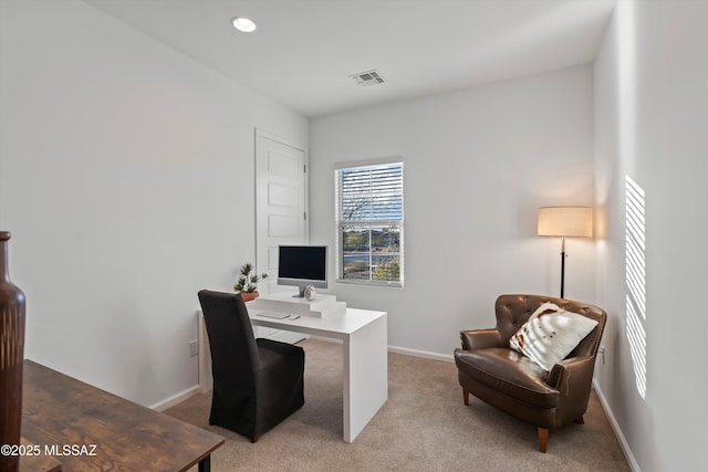 7797 S Indian Wheat Way, Tucson, AZ 85747 - office space featuring light carpet, baseboards, and recessed lighting