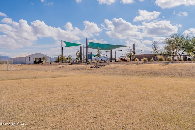 view of play area