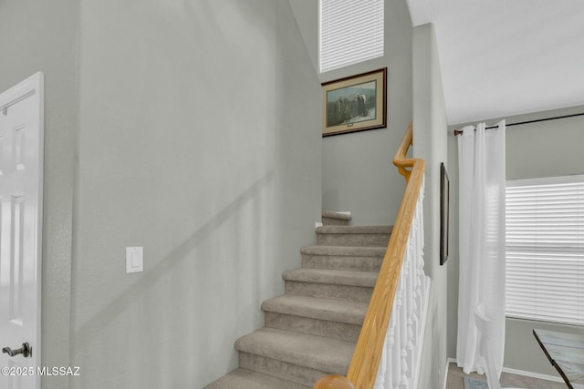 10391 E Malta St, Tucson, AZ 85747 - stairway featuring baseboards