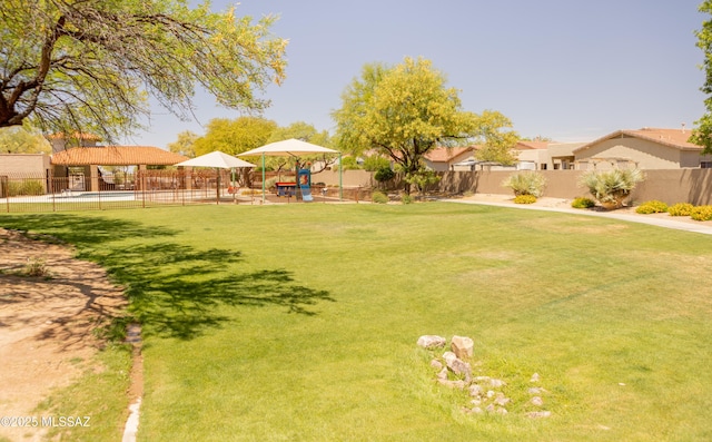 10391 E Malta St, Tucson, AZ 85747 - view of yard with fence