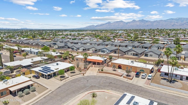 3216 S Winona Cir, Tucson, AZ 85730 - aerial view of residential area with a mountain backdrop