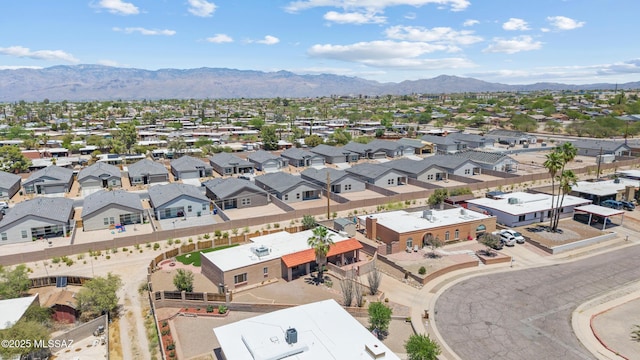 3216 S Winona Cir, Tucson, AZ 85730 - aerial view of residential area featuring a mountainous background
