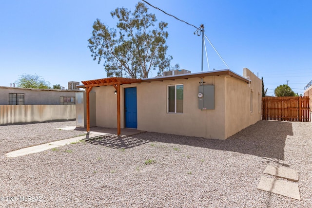407 E 35th St, Tucson, AZ 85713 - rear view of house featuring a patio, a fenced backyard, and stucco siding