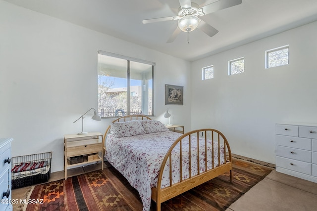 738 S Tohono Ridge Pl, Tucson, AZ 85745 - bedroom featuring a ceiling fan