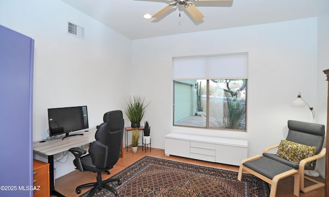 738 S Tohono Ridge Pl, Tucson, AZ 85745 - office space featuring ceiling fan